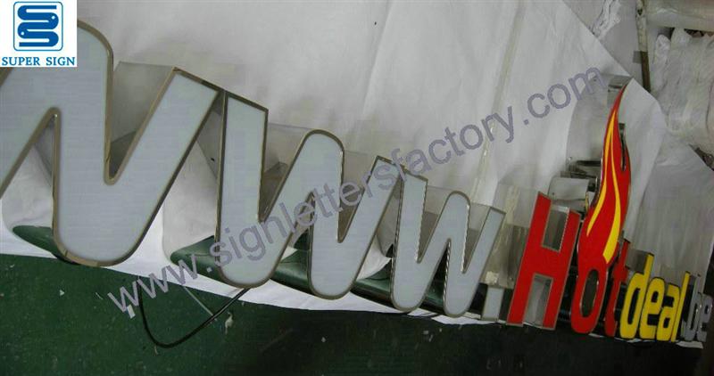 face illumination LED channel letters
